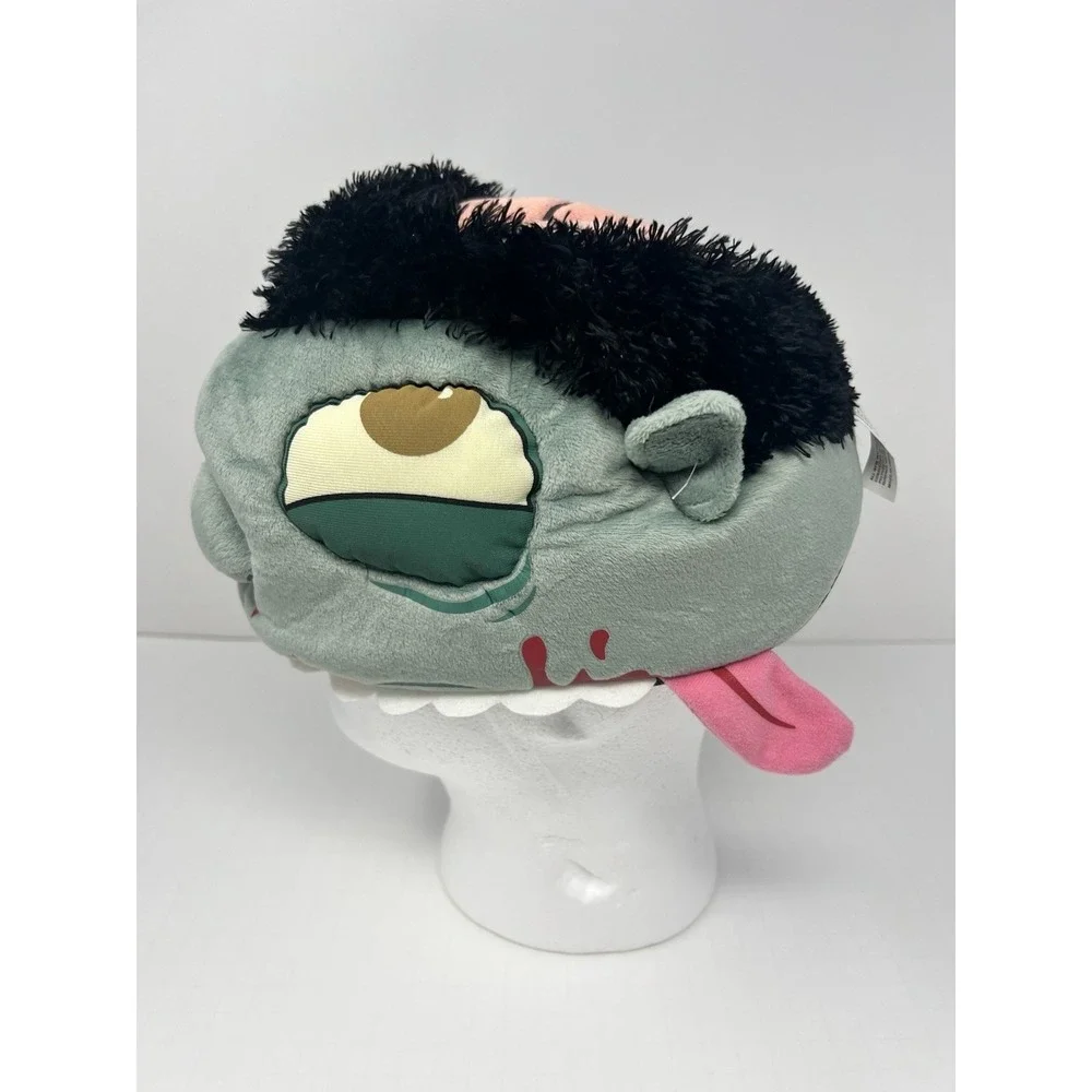 Think Geek Plush Zombie Hat Brain Eating Cap Halloween Costume Prop Soft Novelty